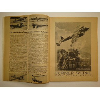 Der Deutsche Sportflieger, nr.8, elokuu 1940, Zeitschrift für die gesamte luftfahrt.. Espenlaub militaria